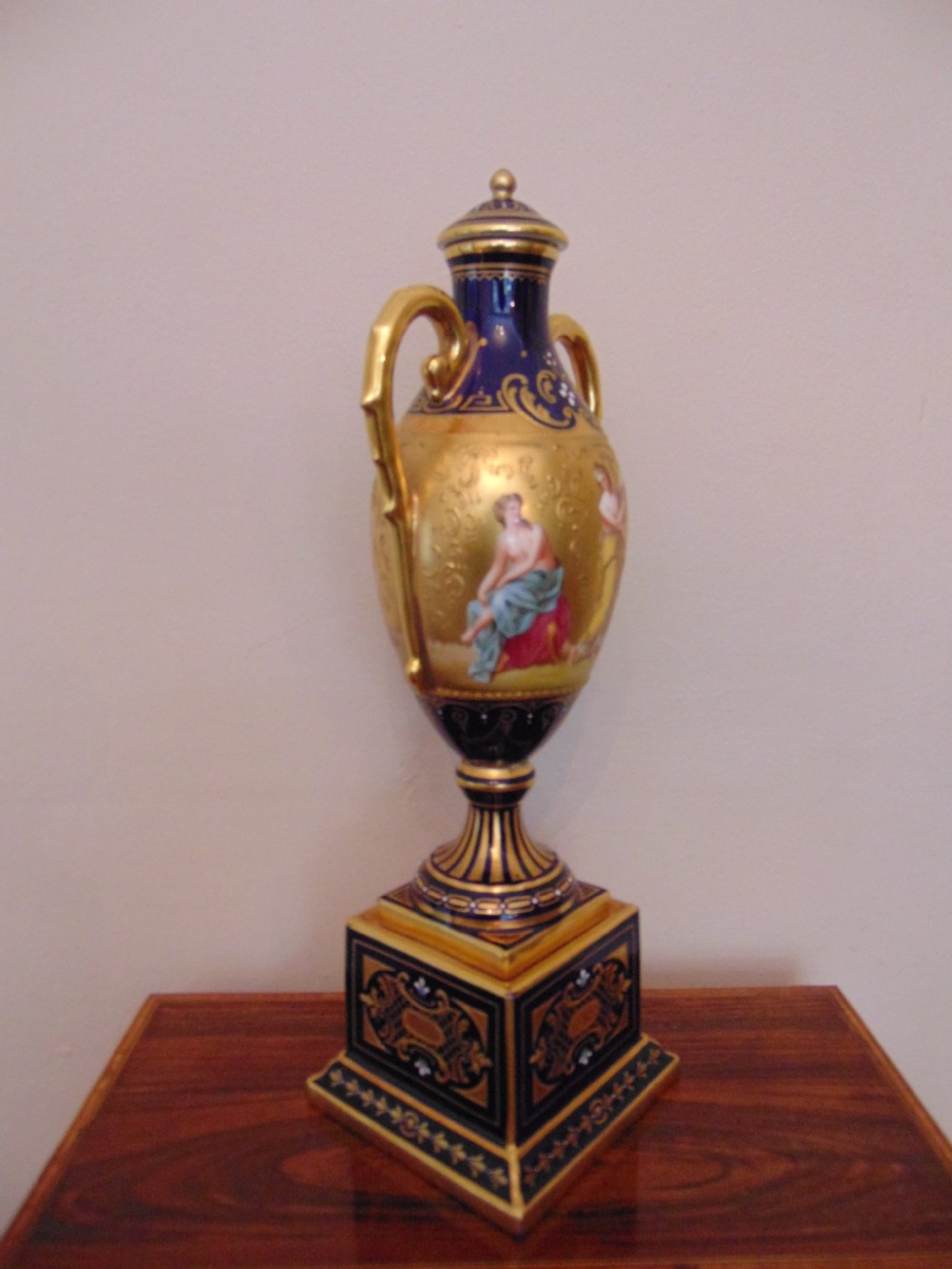 A quality Vienna  porcelain Vase  View III