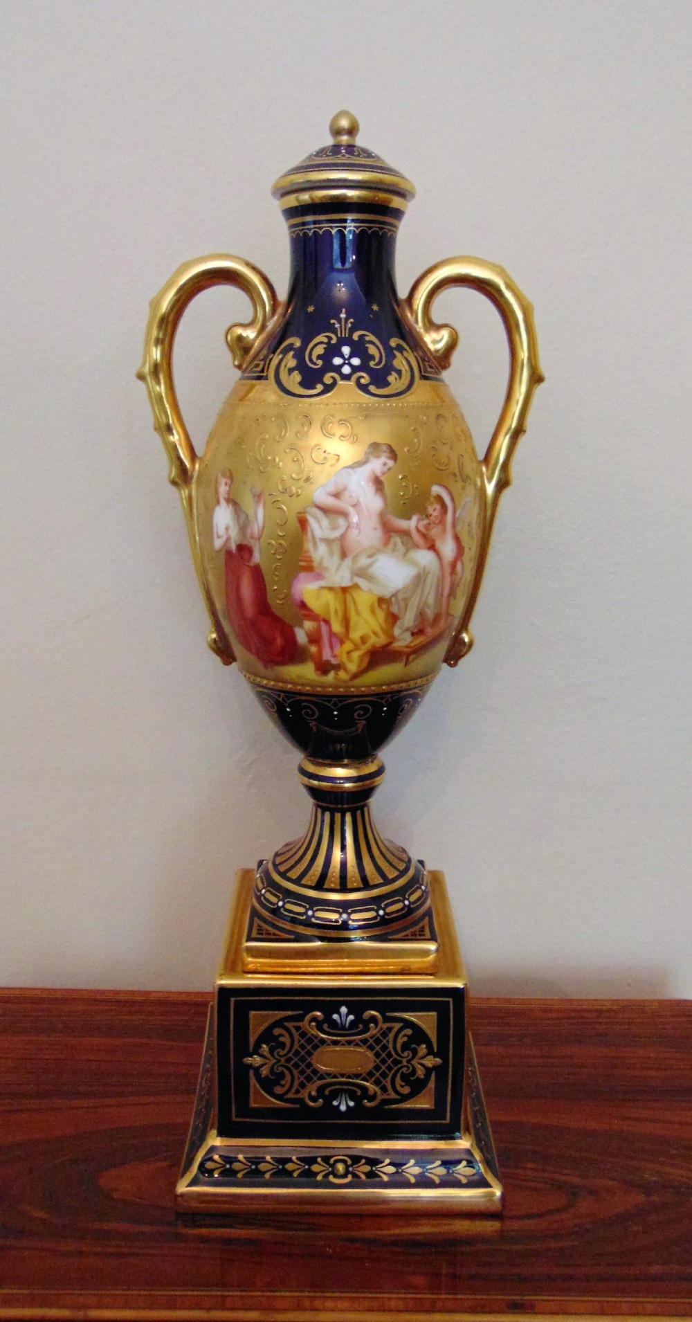 A quality Vienna  porcelain Vase  View V