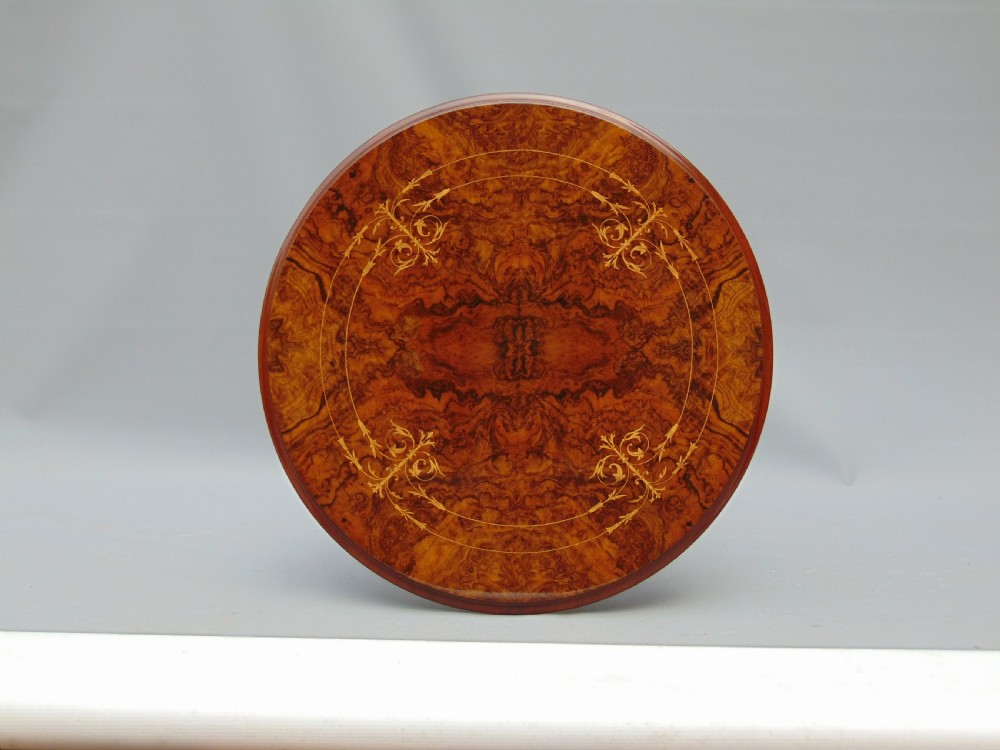 A Burr walnut occasional table  View IV