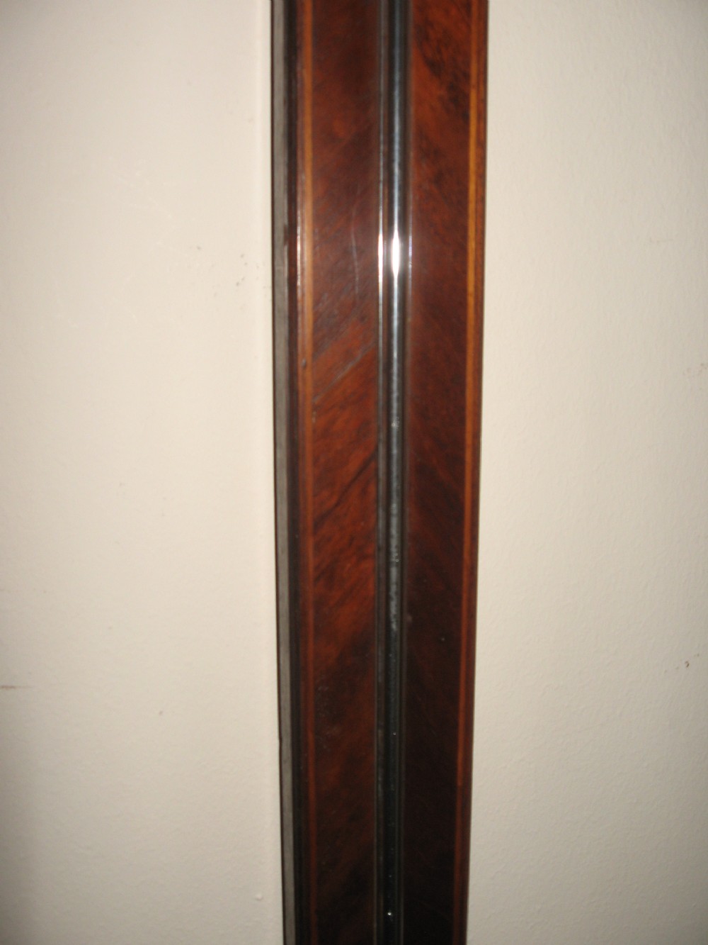 Antique mahogany stick barometer View IV