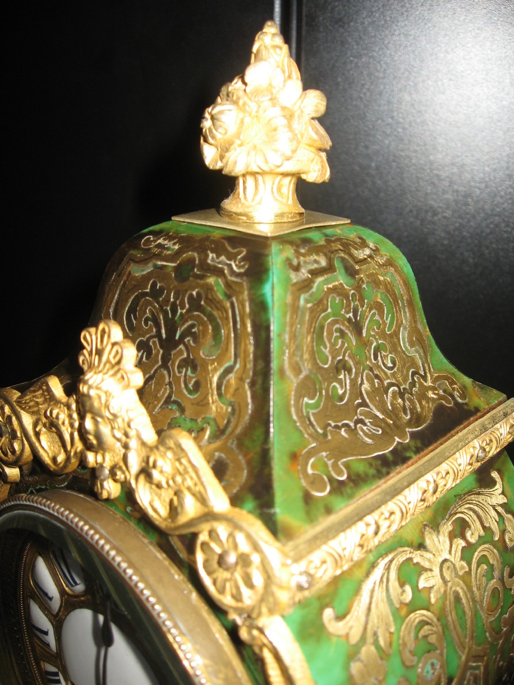 Antique boulle mantle clock View IV