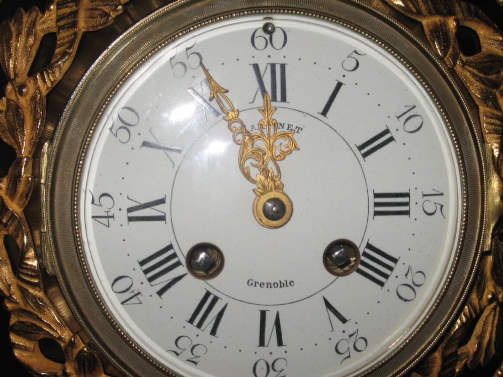Antique cartel ormolu wall clock View VII