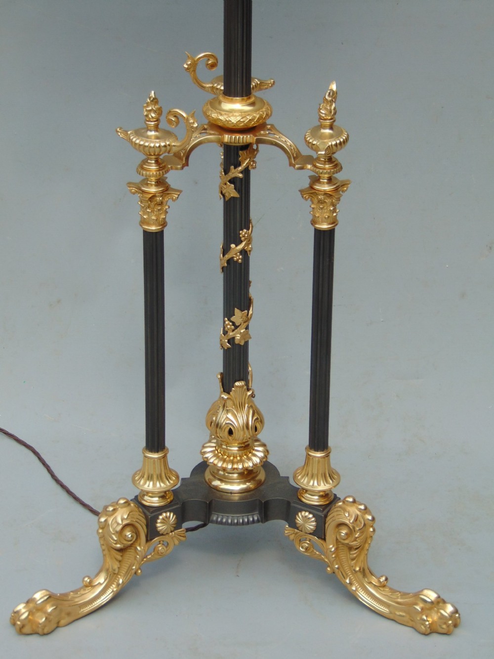 A superb Gilt Bronze Standard Lamp  View II