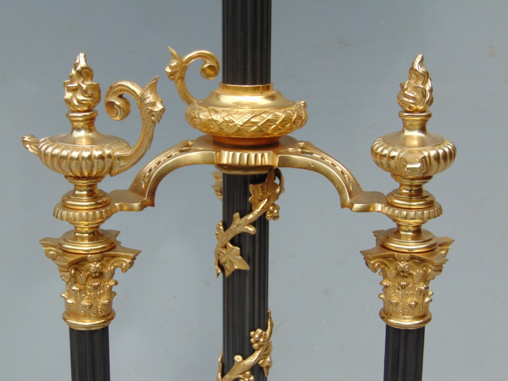 A superb Gilt Bronze Standard Lamp  View III
