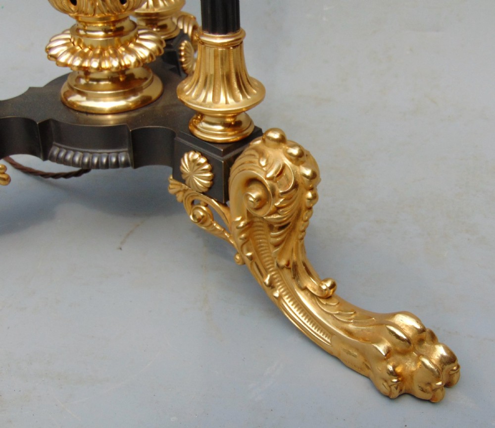 A superb Gilt Bronze Standard Lamp  View VI