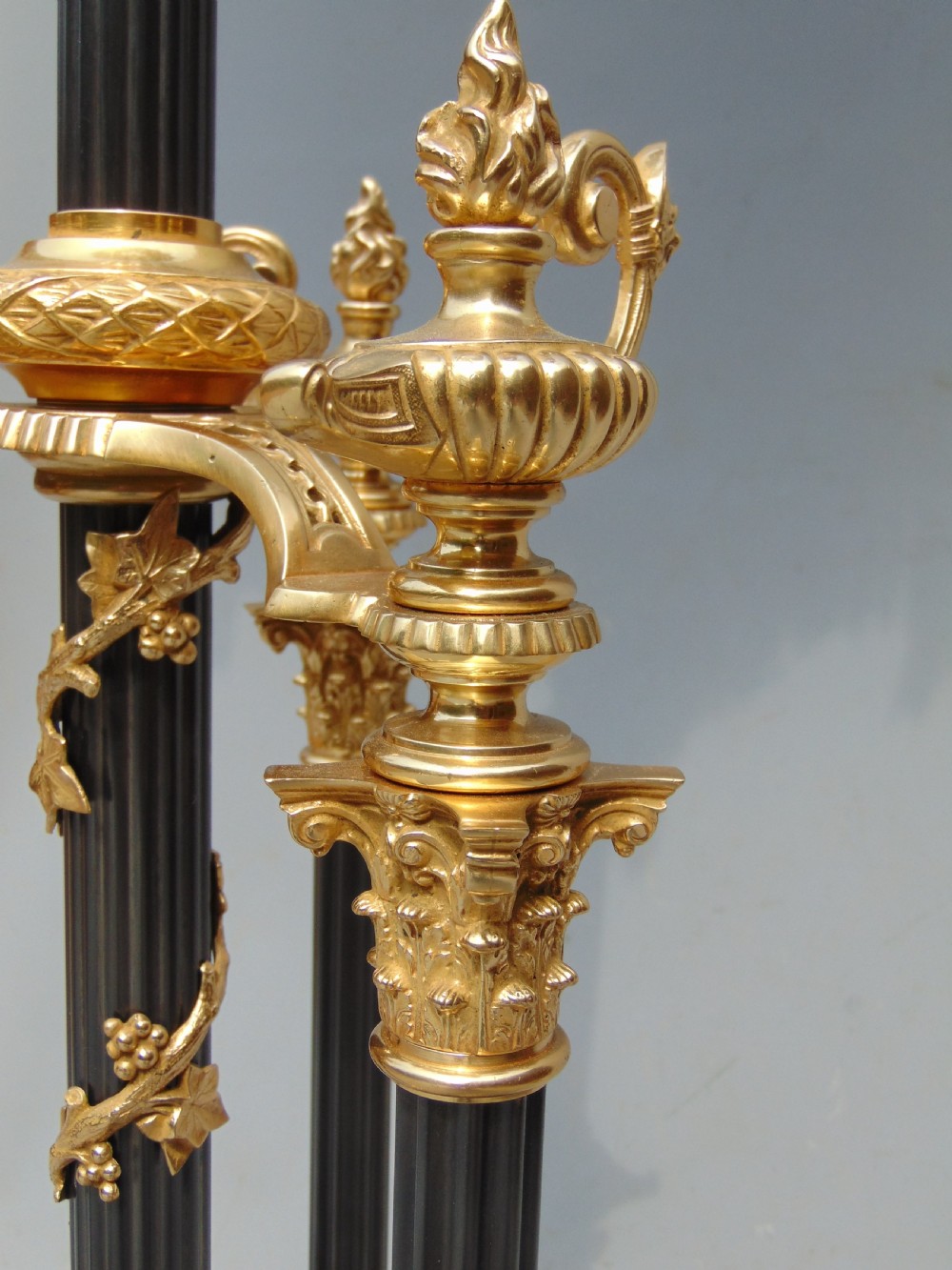 A superb Gilt Bronze Standard Lamp  View VII