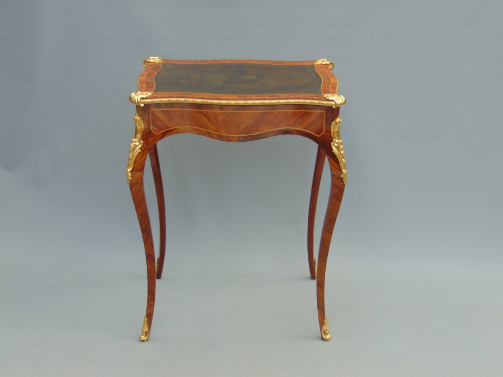 A elegant walnut writing table  View II