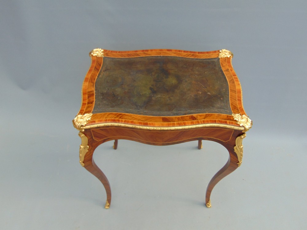 A elegant walnut writing table  View V