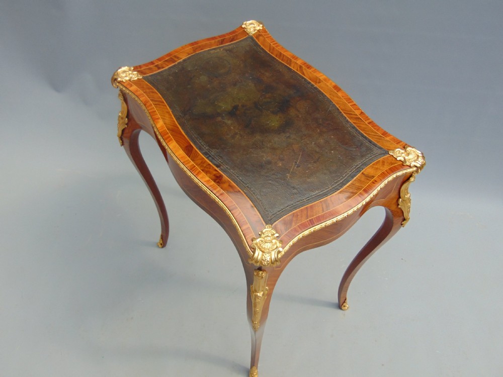 A elegant walnut writing table  View VII