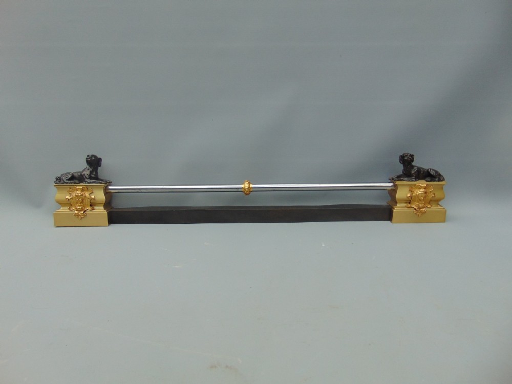 A Bronze and Gilt Fender 