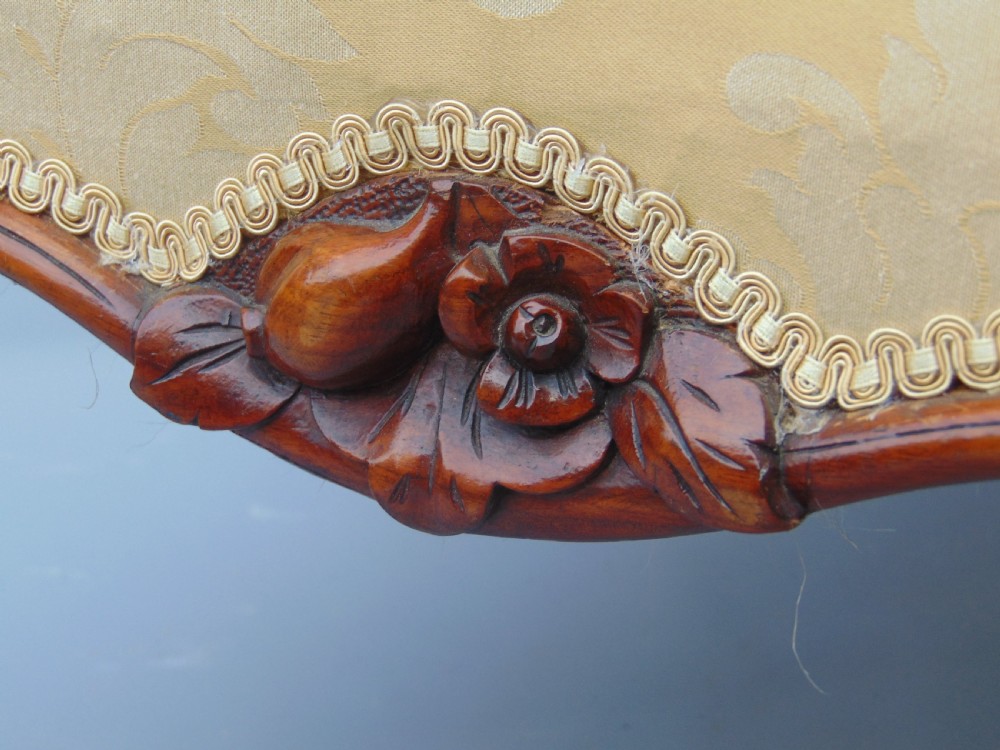 A quality Victorian Walnut Stool View III