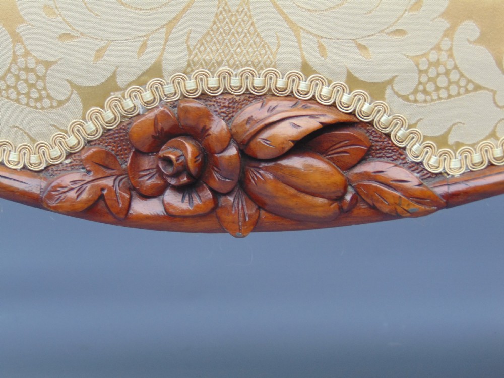 A quality Victorian Walnut Stool View IV