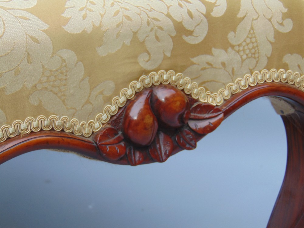 A quality Victorian Walnut Stool View V