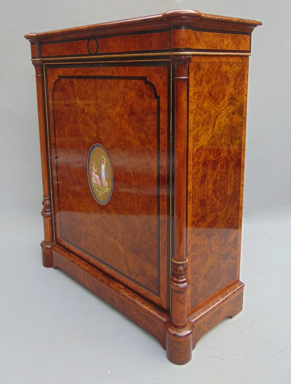 A Walnut Pier Cabinet  View VI