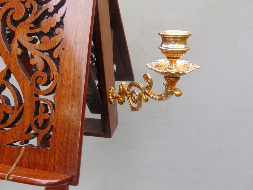 A fine Walnut Duet Music Stand  View VI