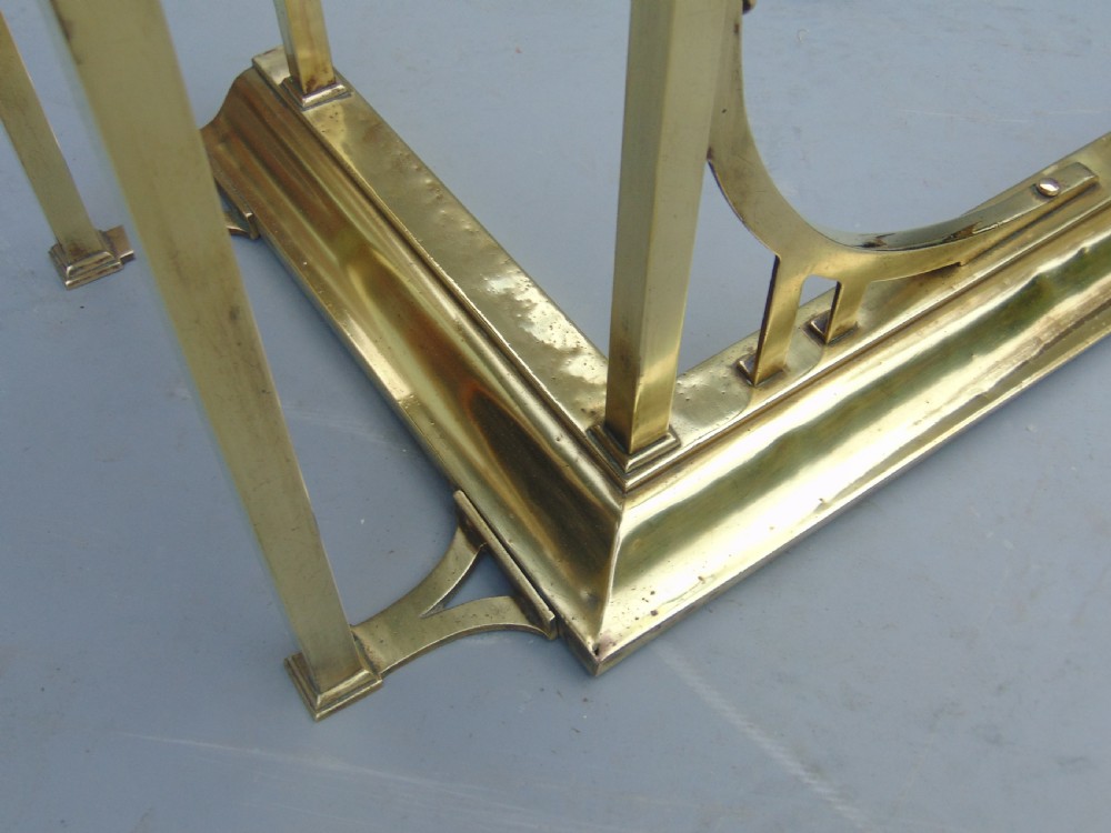 Antique brass club fender  View VI