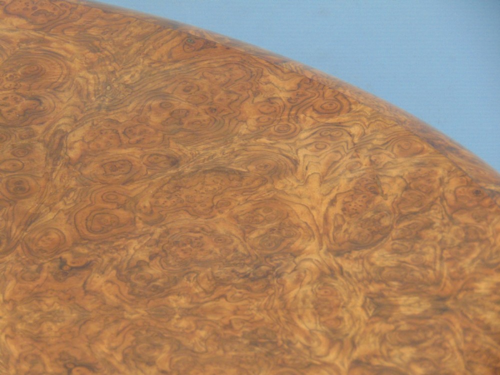 A burr walnut coffee table  View II