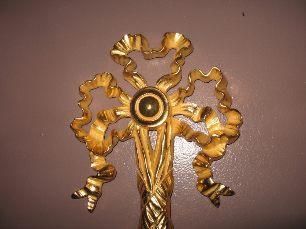 Antique Cartel Ribbon Clock View IV