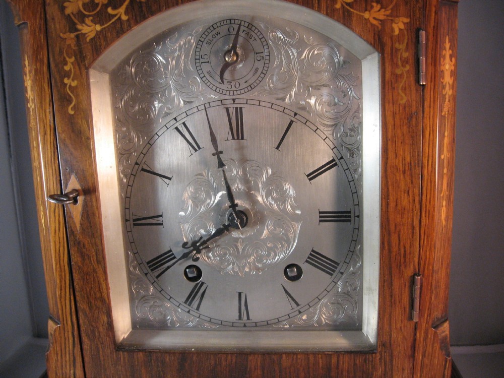 Antique rosewood Lenzkirch Bracket Clock View IV