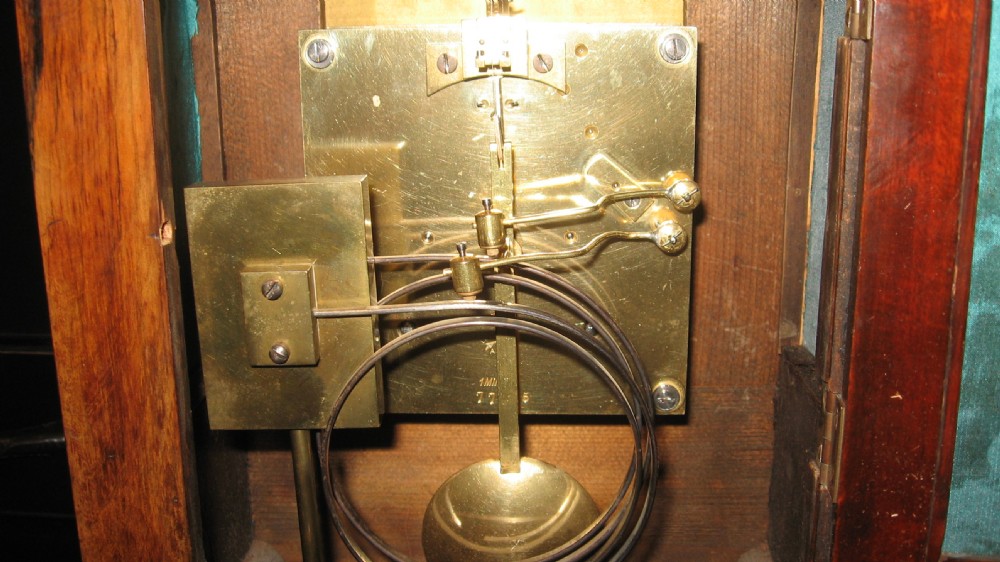 Antique rosewood Lenzkirch Bracket Clock View VIII