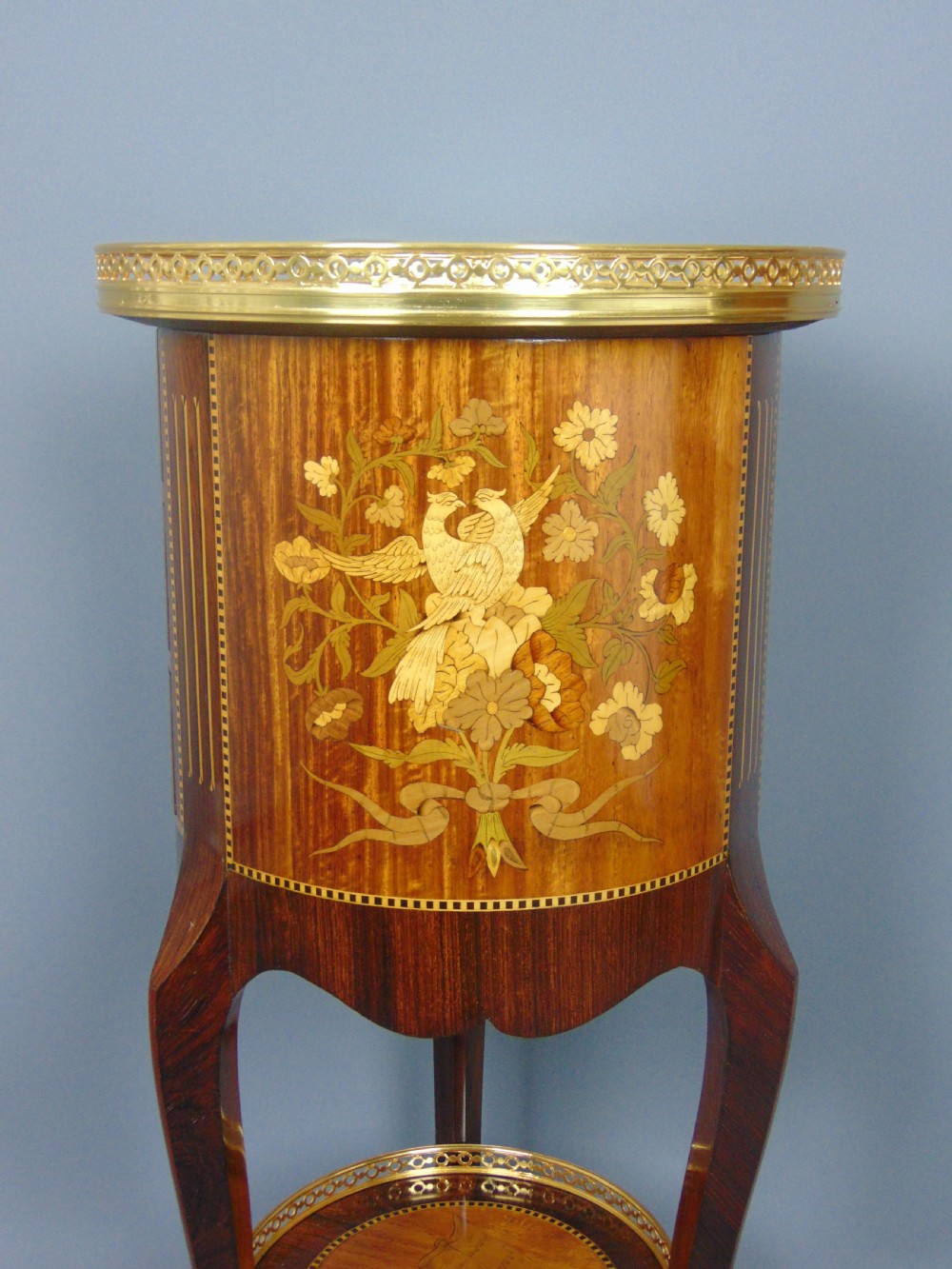 A Fine Marquetry Circular Side Table  View III