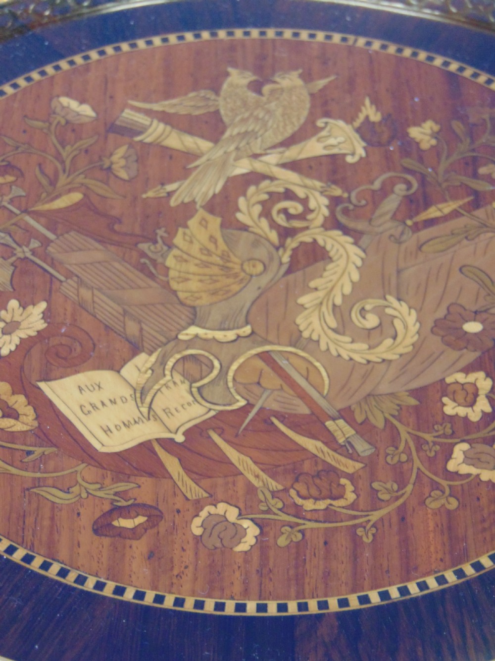 A Fine Marquetry Circular Side Table  View IV