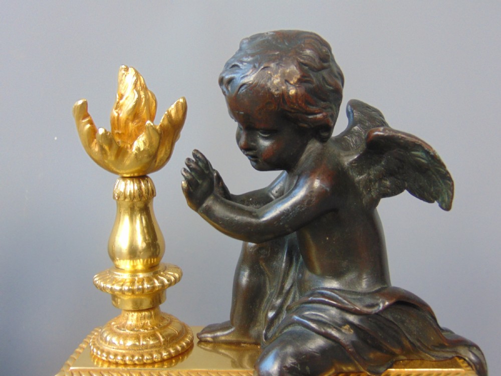 A Pair of Ormolu Chenet andirons  View IV