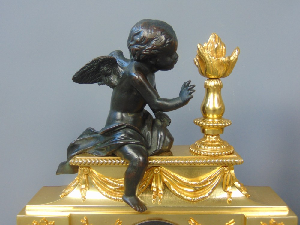 A Pair of Ormolu Chenet andirons  View V