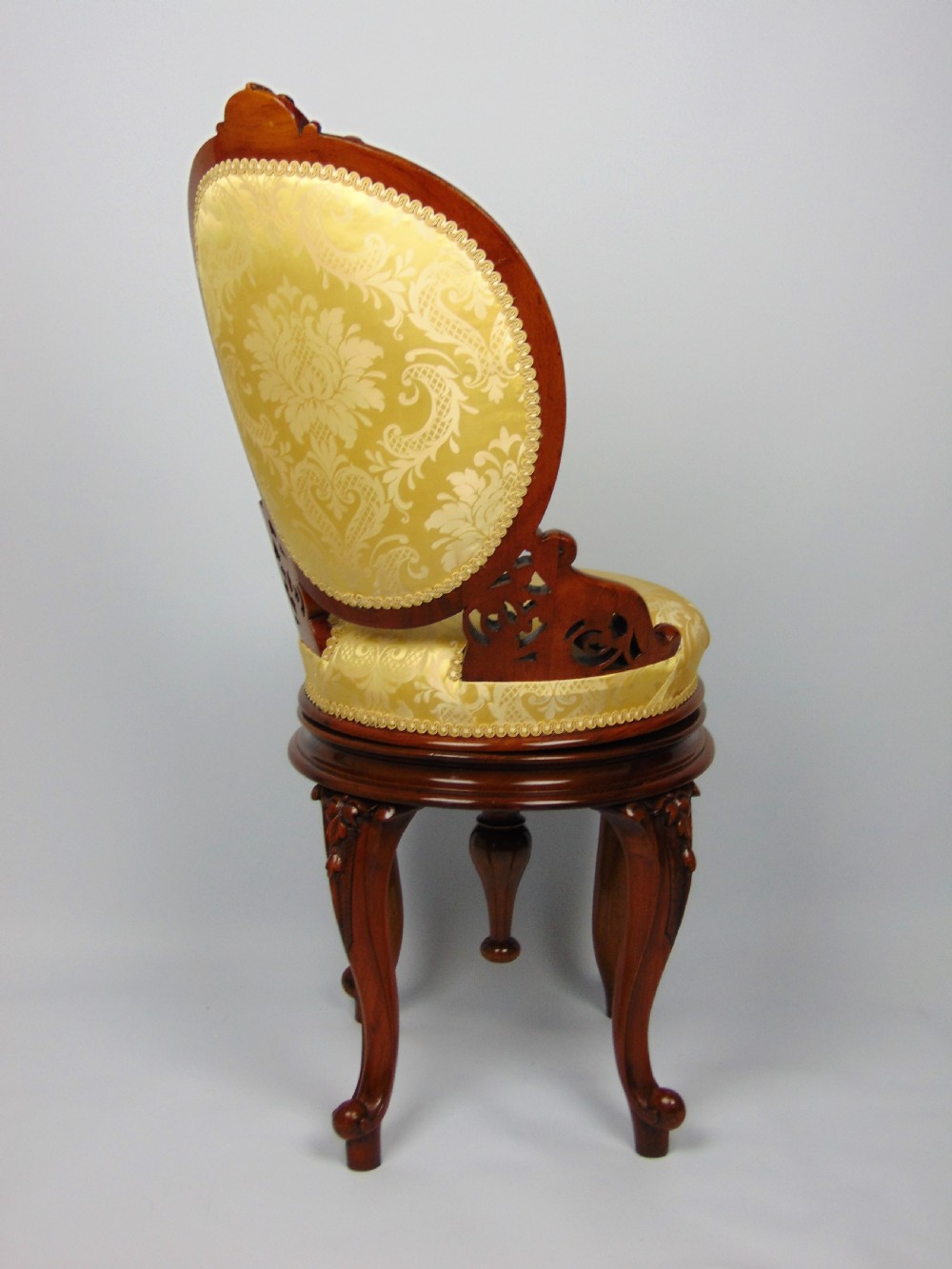 A very fine Victorian music Harpist Chair View V