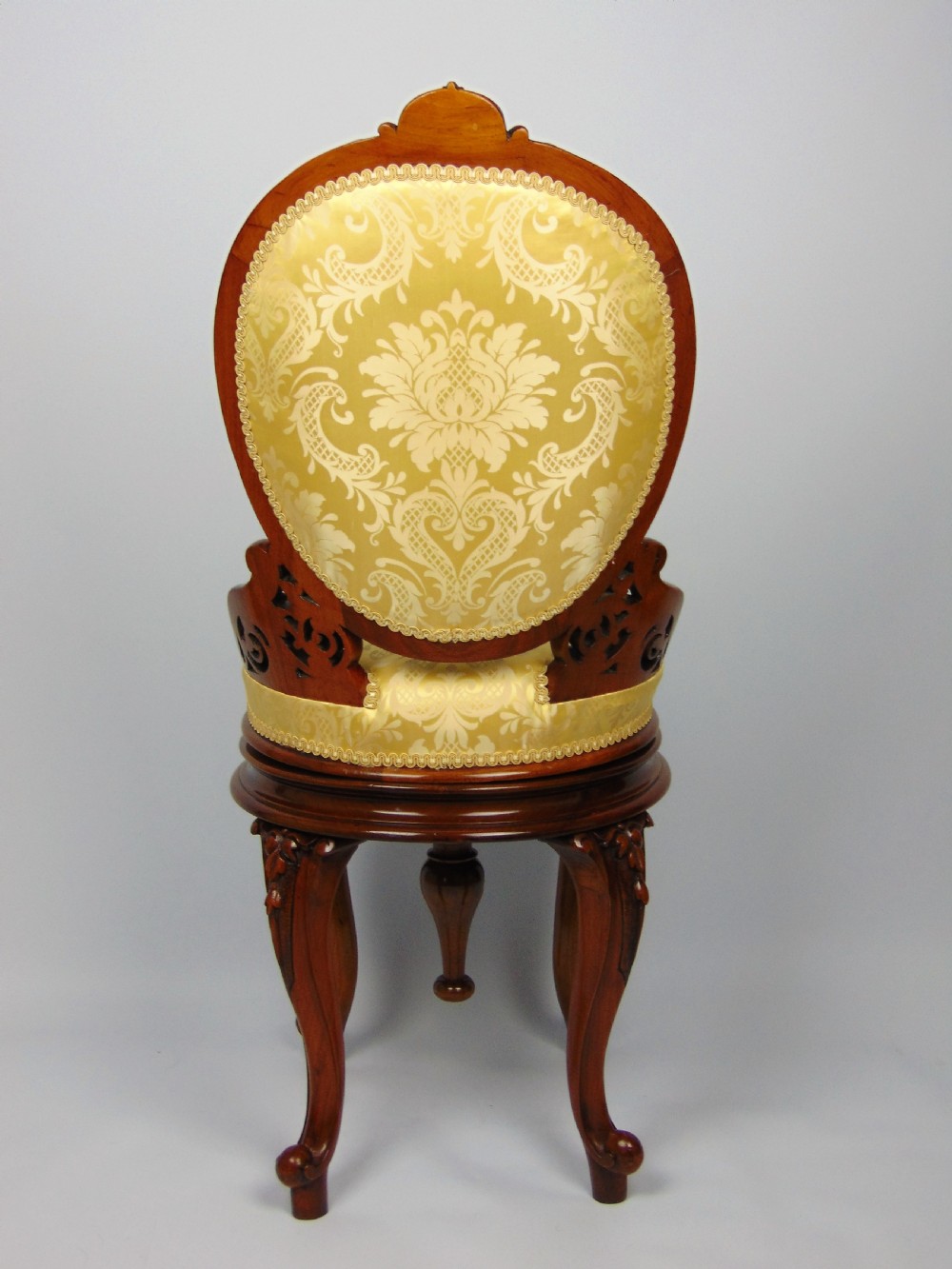 A very fine Victorian music Harpist Chair View VII