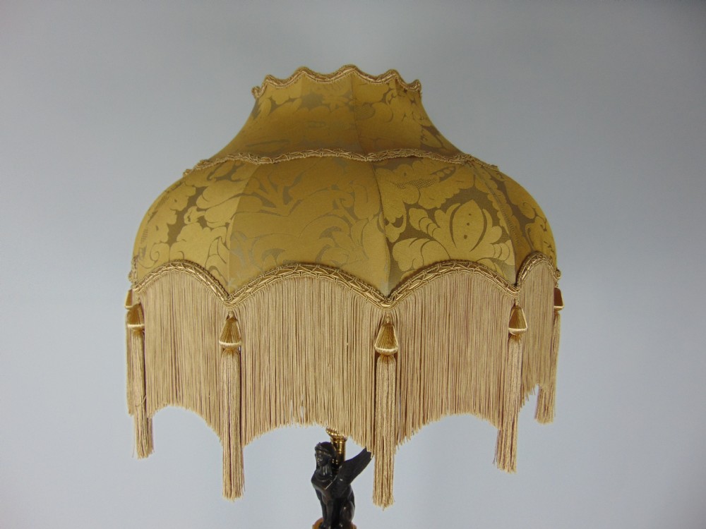 A quality Gilt and bronze Standard lamp View XIV