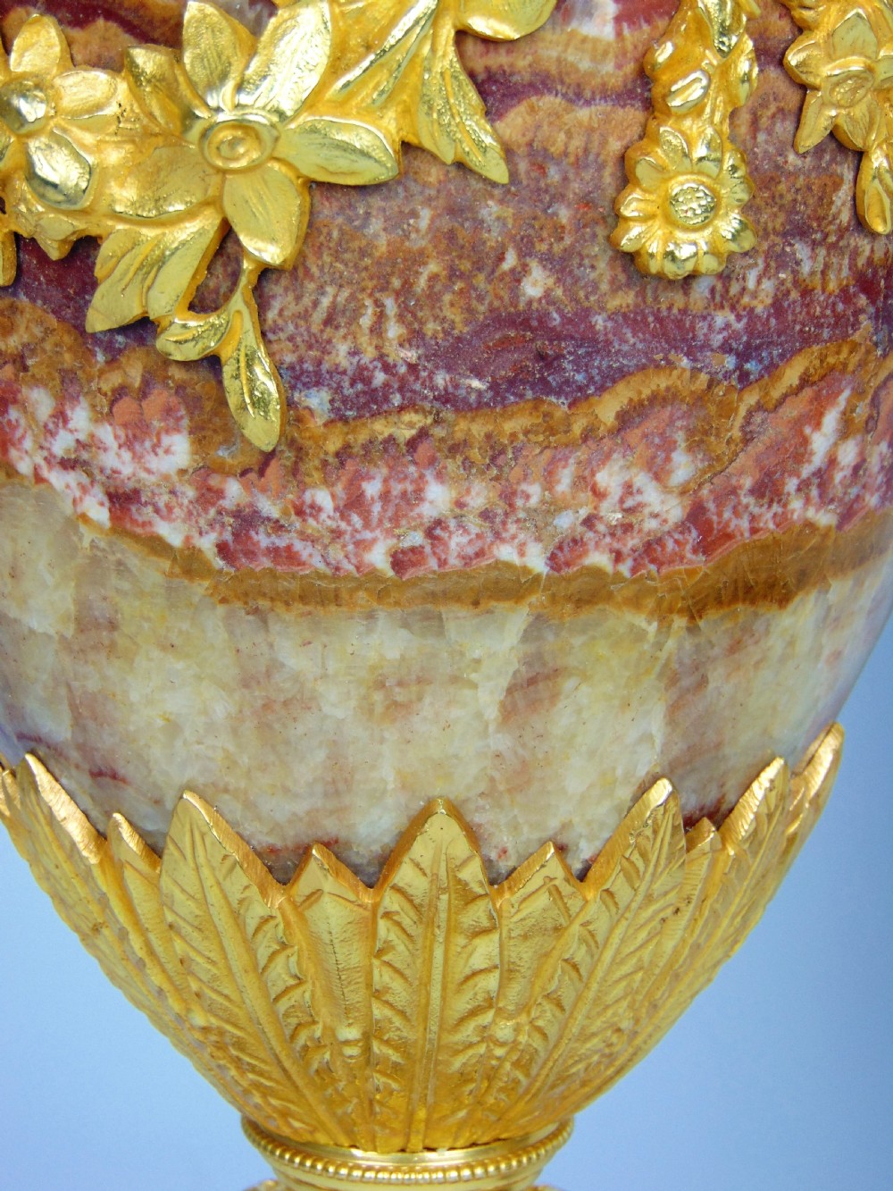 A superb Pair of marble lamps  View VI