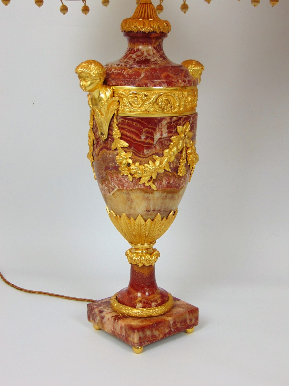 A superb Pair of marble lamps  View VII