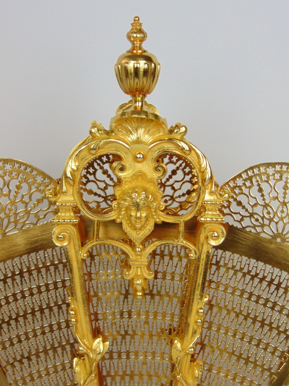 A peacock fire screen  View IV