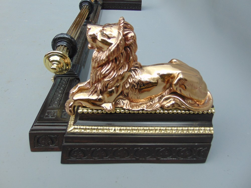 A  quality cast Lion fender View III
