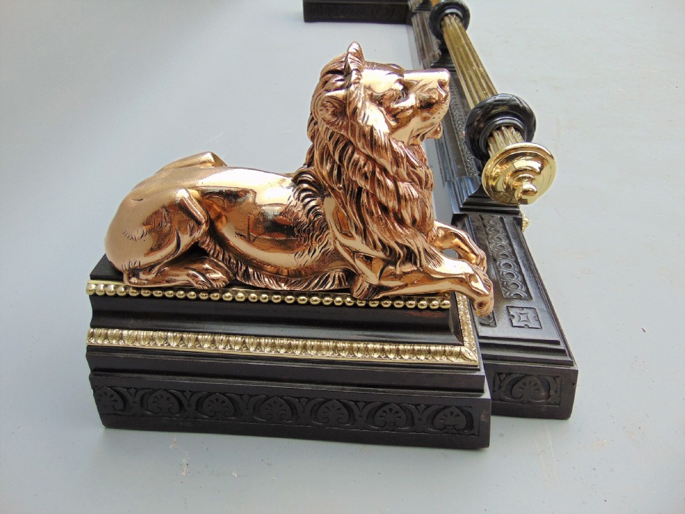 A  quality cast Lion fender View IV
