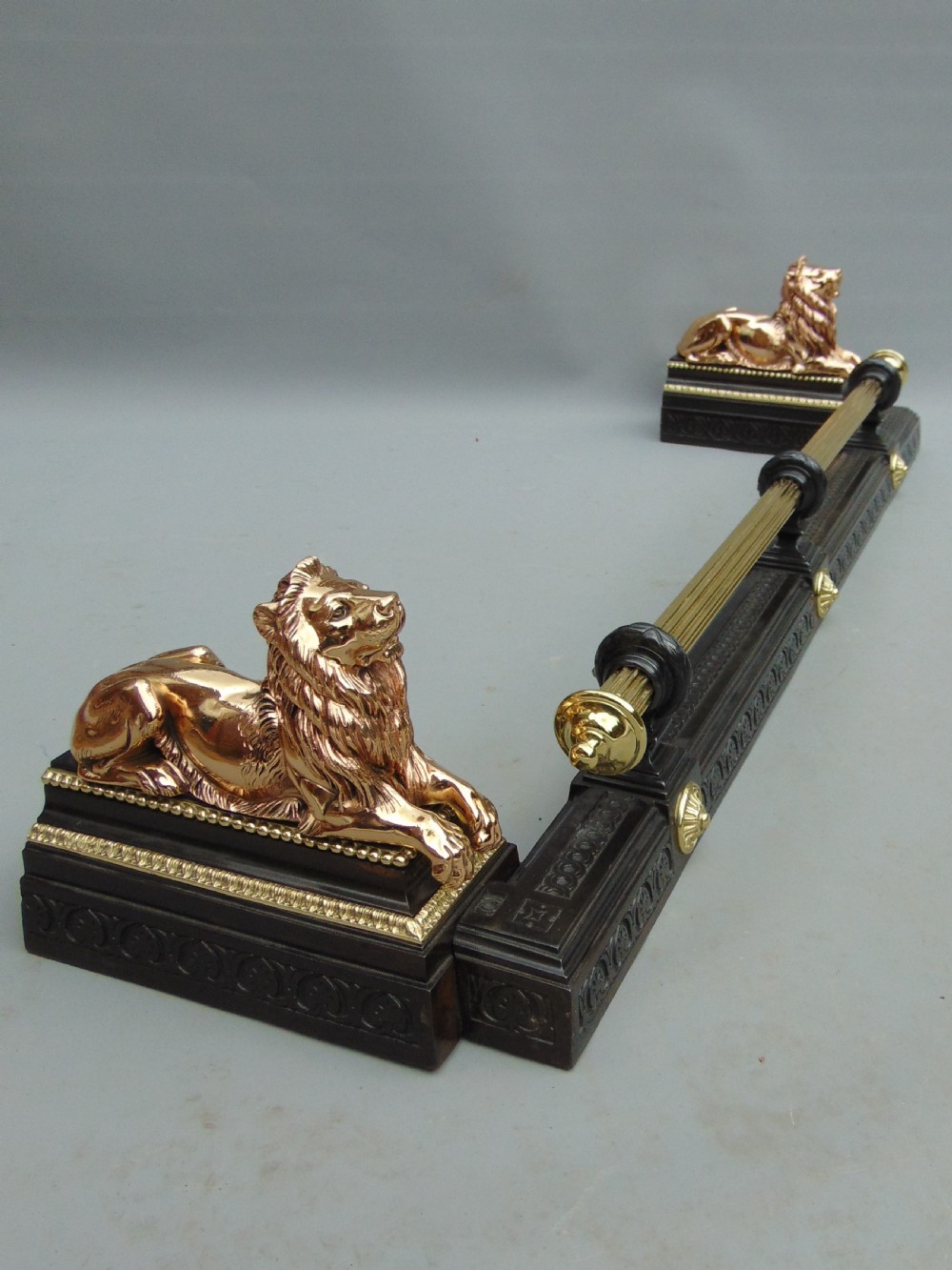 A fantastic quality Bronze Lion fender View IV