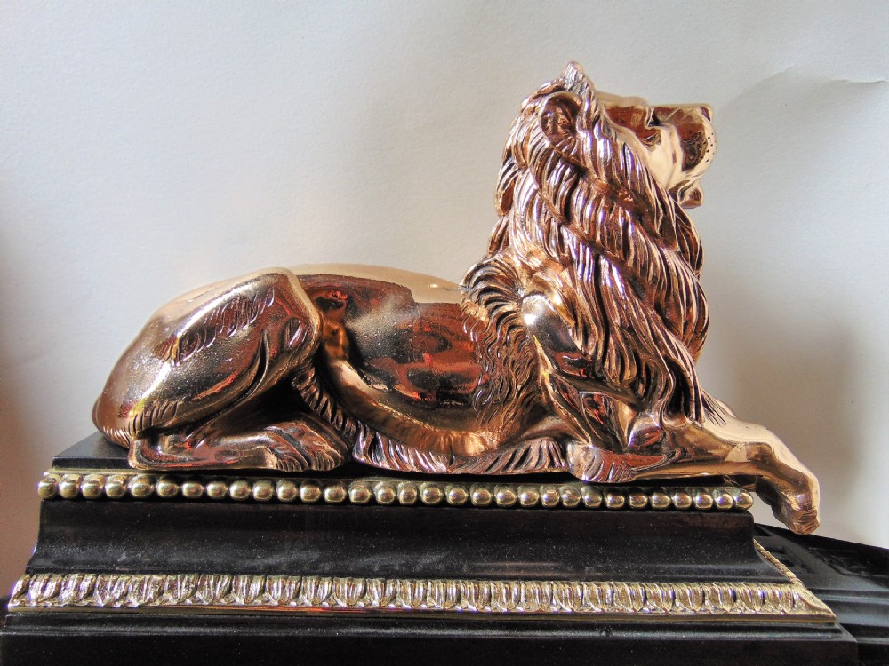 A fantastic quality Bronze Lion fender View VI