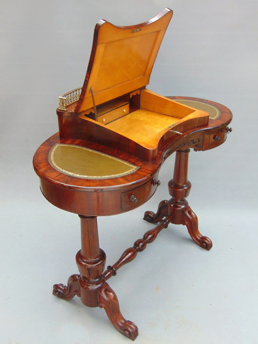 A  fabulous rosewood desk View V