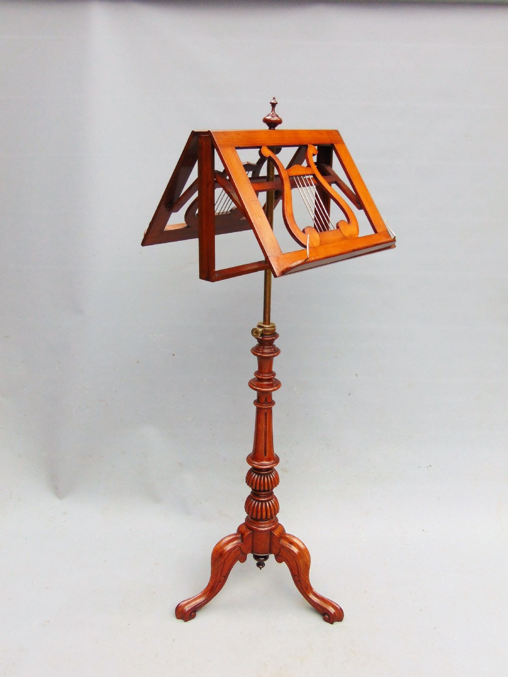 A walnut music stand  View III
