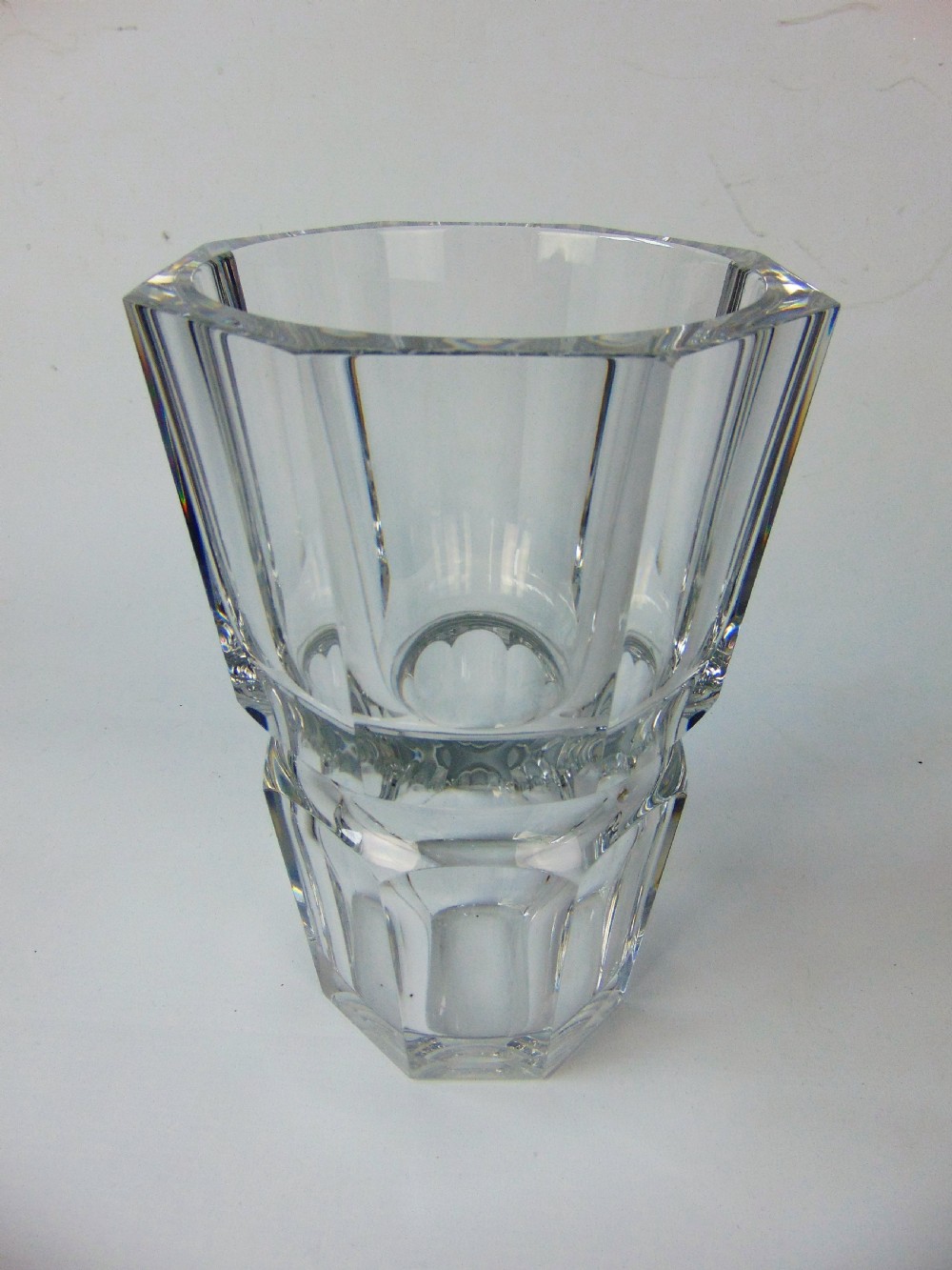A large Baccarat vase 