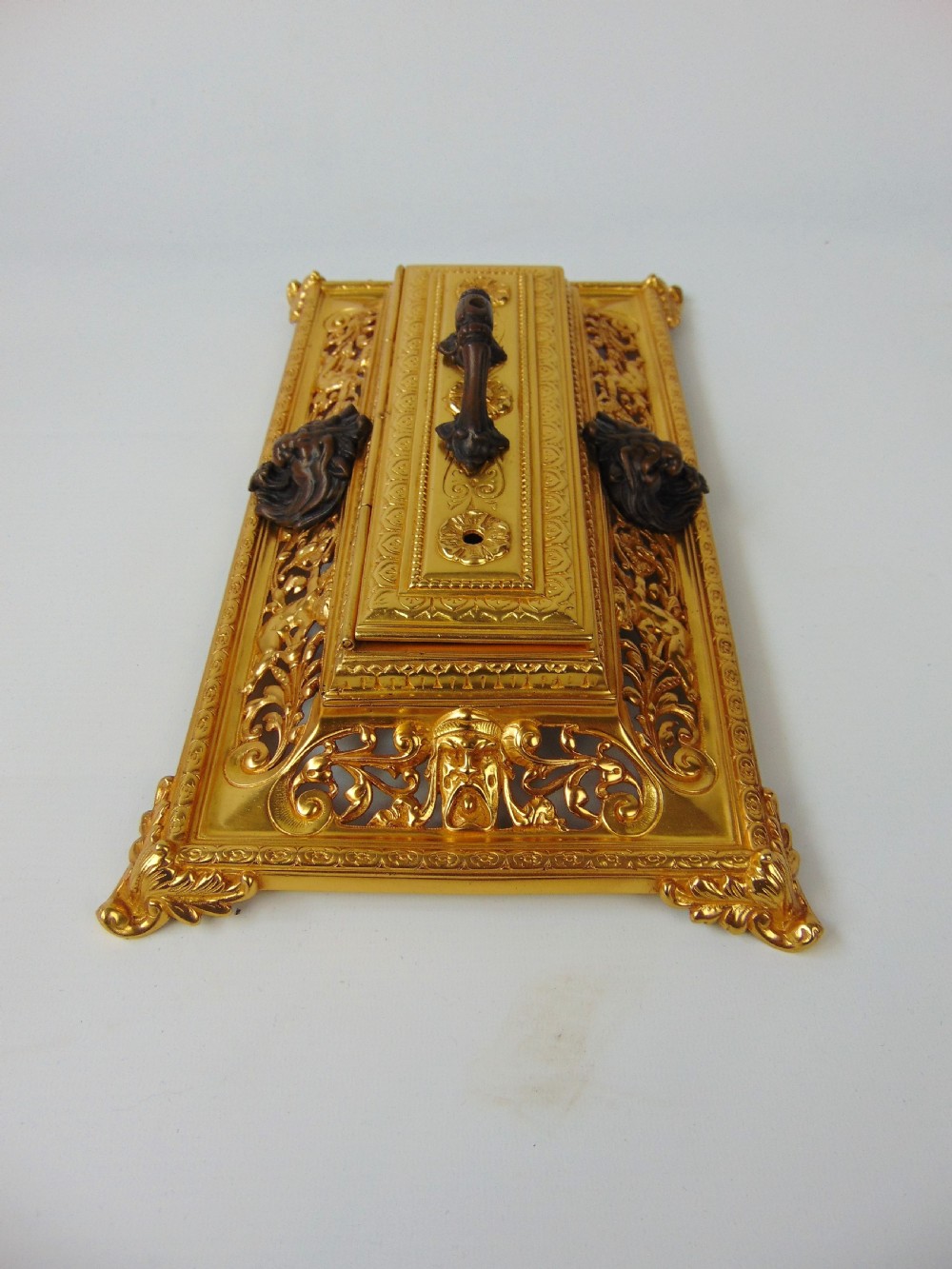 A large Gilt and Bronze Desk Stand  View IV