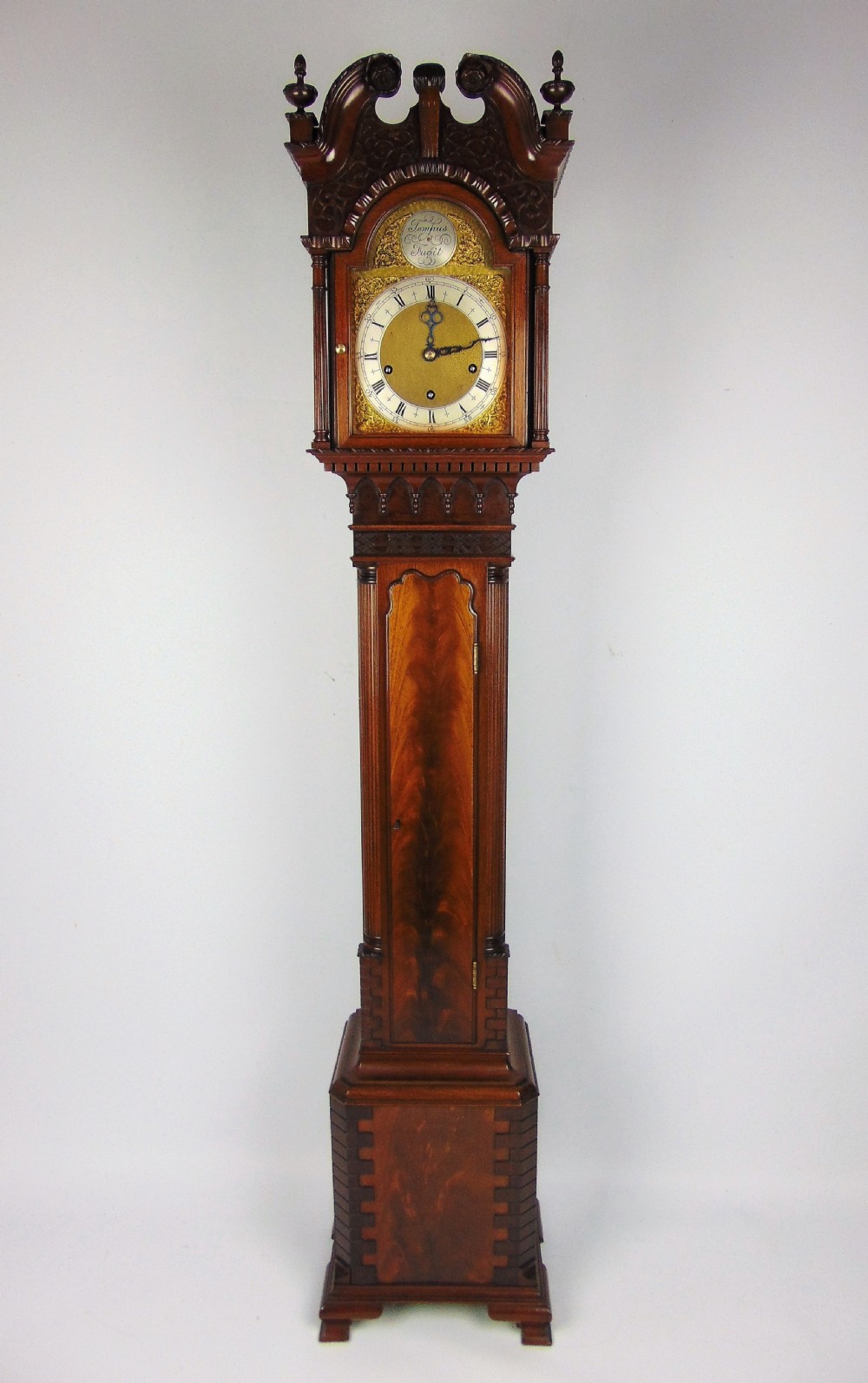 A quality Mahogany Grandmother clock