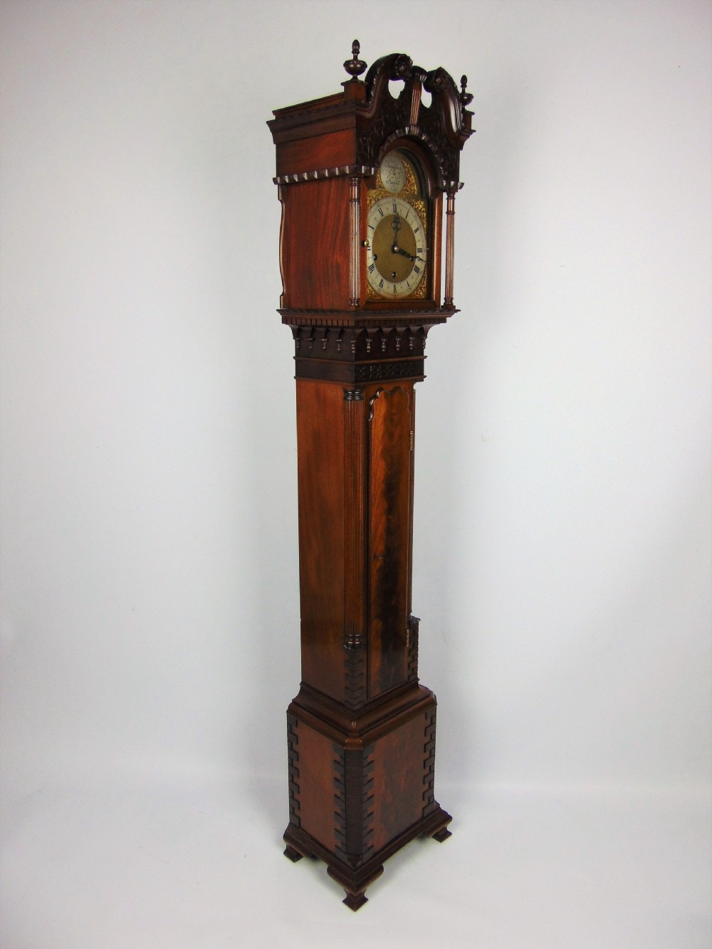 A quality Mahogany Grandmother clock View III
