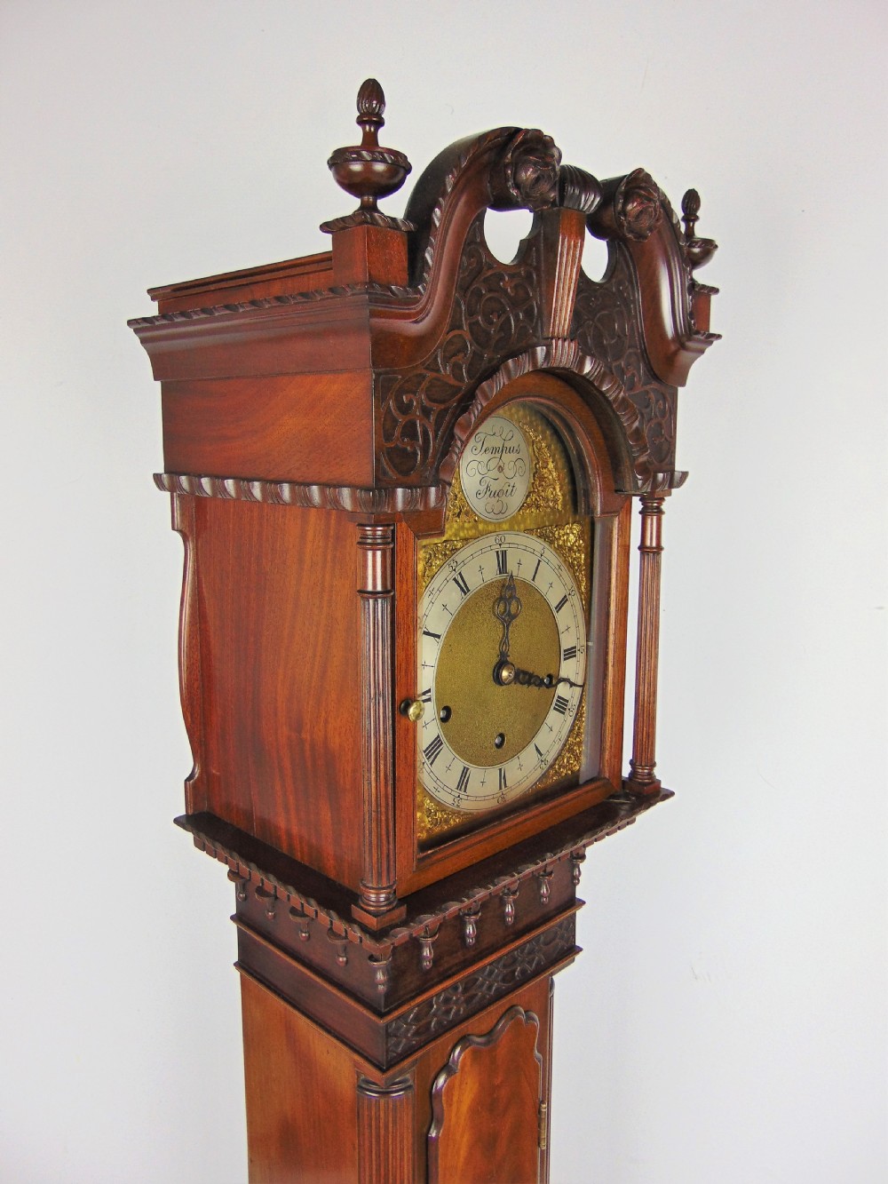 A quality Mahogany Grandmother clock View V