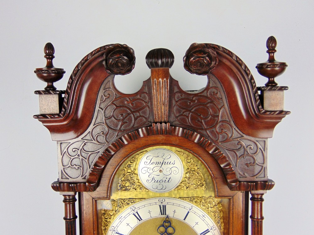 A quality Mahogany Grandmother clock View VI