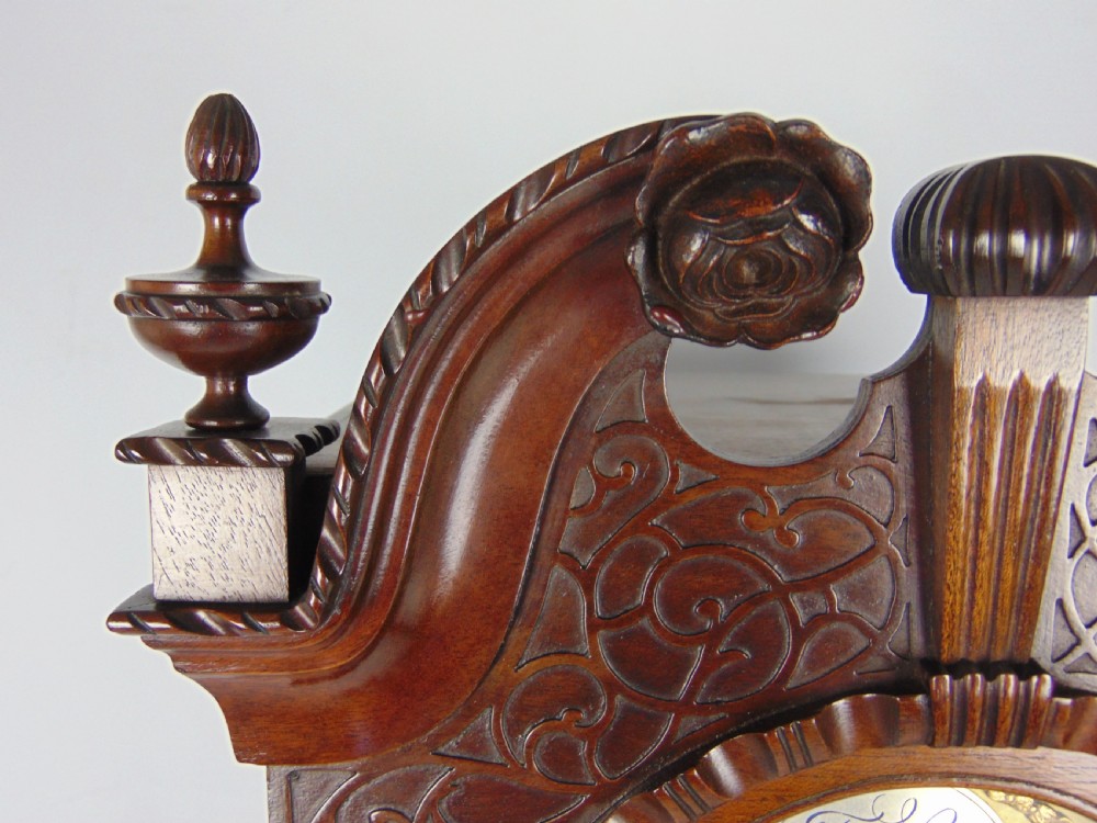 A quality Mahogany Grandmother clock View VII
