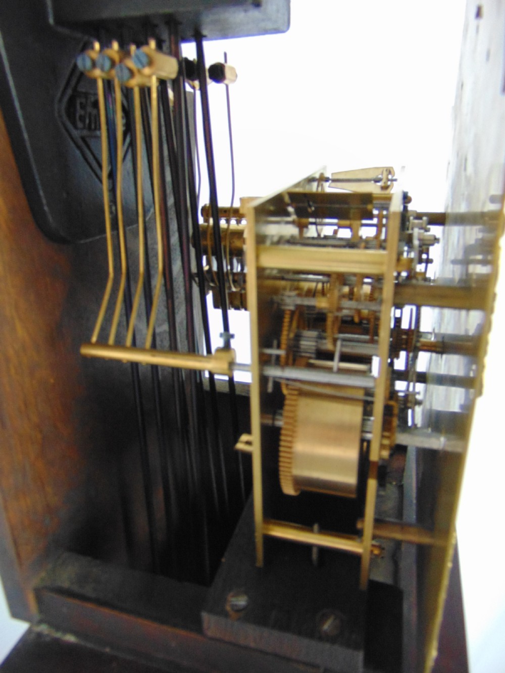 A quality Mahogany Grandmother clock View IX