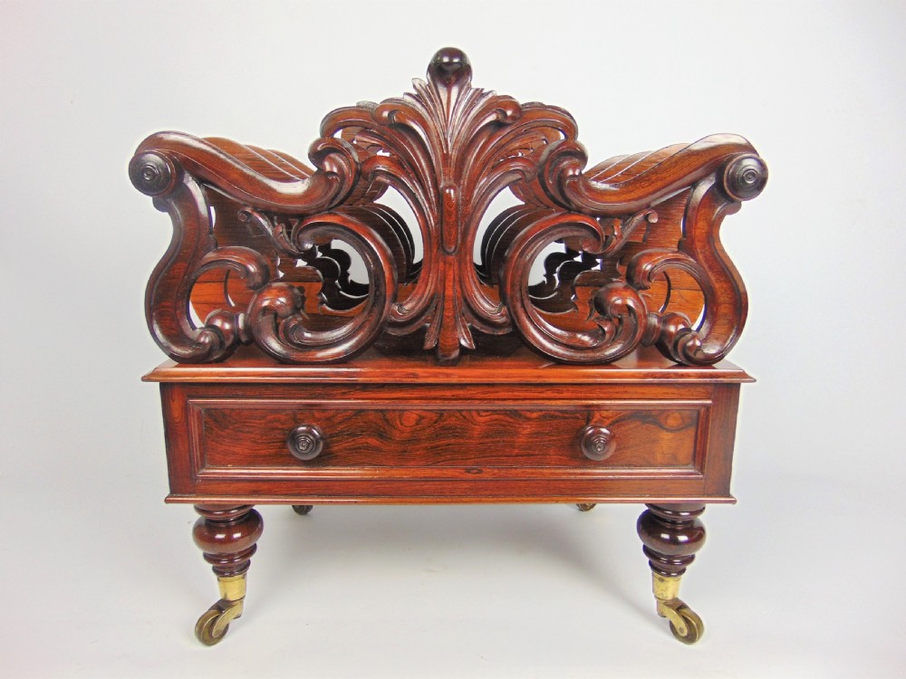 A Rosewood Canterbury made by Gillows View II