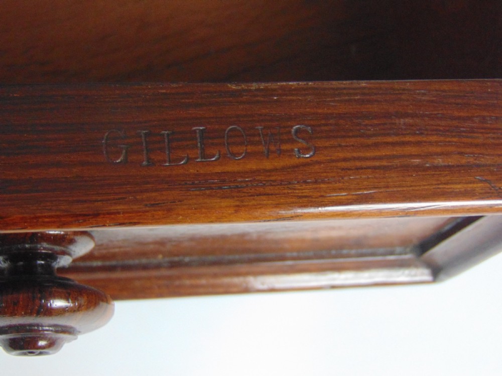 A Rosewood Canterbury made by Gillows View III
